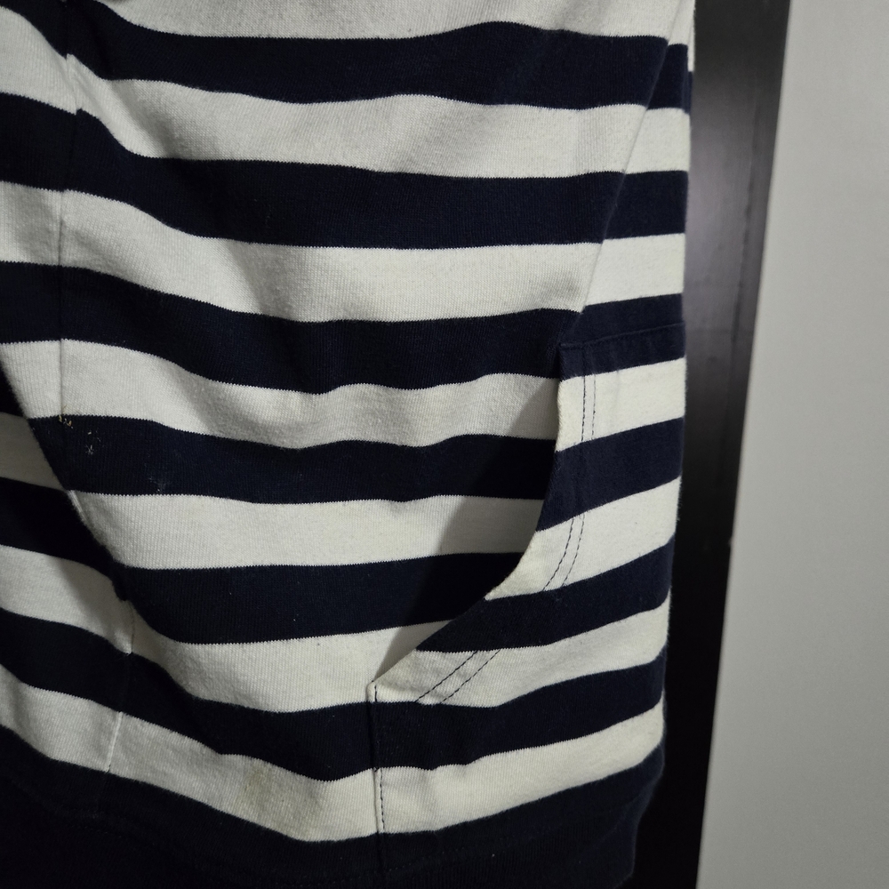 Bill Blass Woman Striped Hoodie Vest - Picture 8 of 9